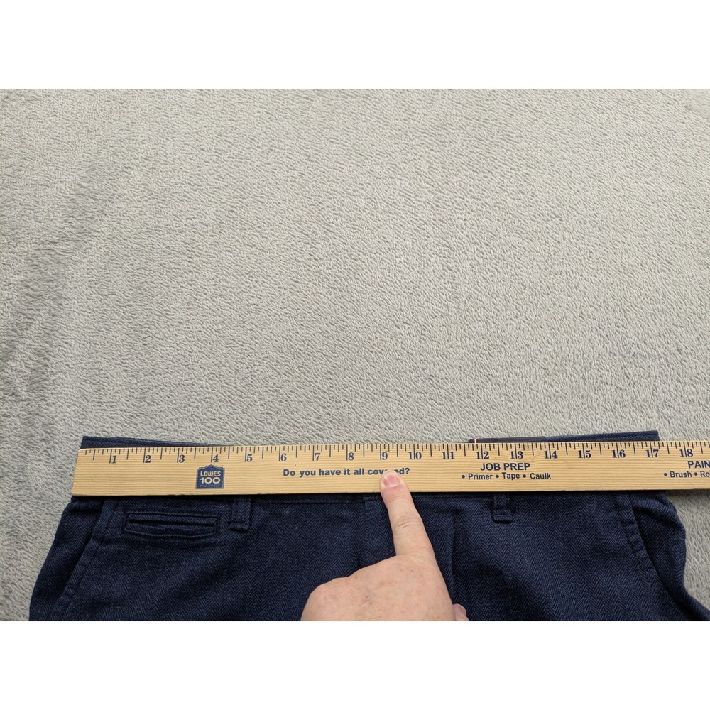 Tommy Hilfiger Mens Slim Fit Herringbone Chinos Navy Blue 33W 34L C8878A1366 474 - Picture 6 of 15